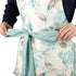 NEOVIVA Floral Cotton Kitchen Aprons for Women with Pockets