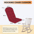 44x19x4 inch Rocking Chair Cushion - Chenille Fabric, High-Density Sponge, Durable Comfort Double-Sided Tufted Seat