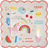 Meri Meri Rainbow & Unicorn Plates - Small Birthday Party Decorations
