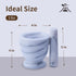Marble Mortar and Pestle Set, 150ml Unpolished Marble Spice Grinder, Herb Ginder Kitchen Utensil (4"X4")