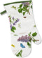Pimpernel Botanic Garden 14.5" Gauntlet Oven Glove | Floral Motif | Cotton Blend | Machine Washable | Ideal for Cooking