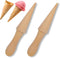 2Pcs Reusable Ice Cream Cone Molds, Wooden Cream Horn Molds for Waffle Cones, Pizzelle Roller, DIY Kitchen Cooking