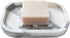 Jusmioke Natural Marble Soap Dish for Bathroom Shower SinkStone Soap Holder with Drying