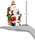 Old World Christmas 40300 Glass Blown Ornaments for Christmas Tree, Santa Checking List