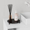 HEMYLU 7 Inch Counter 7-inch Black Acrylic Riser for Displays, Round Pedestal Stand for Kitchen & Bathroom Dcor, Modern