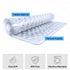 21x21 Inch, GORILLA GRIP Patented Square Shower Stall Mat, Small Bathtub Floor Mats for Stand Up Showers with Suction