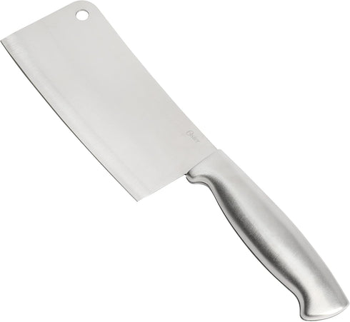 Oster Baldwyn 6" Cleaver Knife Kitchen Cutlery with Stainless Steel Handle