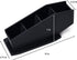 Coffin Brush Holder - Gothic Desk Organizer, Wooden Coffin Pen Holder for Bathroom, Living Room, Bedroom Decor (Black)