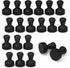 SMART&COOL 20 Pack Strong Silicone Push Pin Magnets, Anti Scratch Small Magnets for Refrigerator, Whiteboard, Kitchen