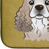 Caroline's Treasures Cocker Spaniel Spoiled Dog Lives Here Dish Drying Mat, 14 x 21", Multicolor