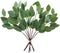 GREENTIME 8 Pack Faux Eucalyptus Leaves Stems, 13 Inches Artificial Greenery for Wedding Bouquet Decor