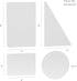 Flexsi Cake Fondant Smoother Shaper - Set of Four Pieces - Versatile Tool to Model, Shape, Smoothen Sugar Fondant Cake