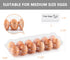 YIFIHGE 120PCS Egg Cartons Cheap Bulk, Clear Egg Cartons for Chicken Eggs, Reusable Chicken Egg Container Bulk Egg