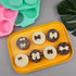Actvty Round Chocolate Covered Cookie Molds, 3 Pcs Cylinder Silicone Molds for Candy, Cakes, Jelly