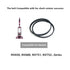 Vacuum Belts for Shark Rotator Powered Lift-Away Vacuum Cleaner, Fits Model NV650 NV680 NV751 NV752 (2-Pack)
