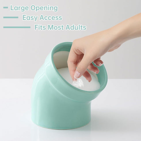 TreaHome Countertop, Salt Cellar, Modern Ceramic Salt Pig, Salt Containers for Sugar Container, Sugar Jar, Easy Access