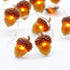 Impress Life Thanksgiving Acorn String Lights - 10ft Silver Wire 40 LED Battery Powered with Remote Timer