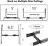 Deck Railing Planter Stand, Retractable Balcony Plant Holder for Window Box Planter, Handmade Steel Rectangular Flower
