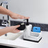 3 1 Countertop Dish Soap Dispenser with Sponge Holder,White Marble Look Liquid Hand and Dish Soap Dispenser and Spong