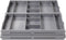 Drawer Organizer - 2/3 Tier Expandable Collapsible Tray with Adjustable Compartments for Cosmetics, Jewelry & Kitchen