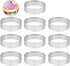 10 Pcs 2.37 Inch 304 Stainless Steel Tart Ring, Heat-Resistant Perforated Baking Tools