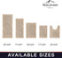 Walensee Non Slip Bathroom Rug (32x20 Inch Beige), Water Absorbent Super Soft Shaggy Chenille Mat