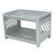 Bathroom Organizer Countertop, 2 Tier PP Hollow Storage Rack Shelf for Kitchen, Spice Rack, Cosmetic Organizer