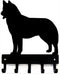 Husky Key Holder & Dog Leash Hanger for Wall, Large 9 inch Wide with 5 Hooks