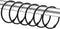24 Pack Rustproof Decorative Metal Round Shower Curtain Rings for Bathroom Shower Rod (Black)