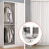 OwnMy 4 Packs Closet Rod End Supports 1-1/2" Diameter, U Shaped Stainless Steel Closet Pole Sockets Flange Rod Holder