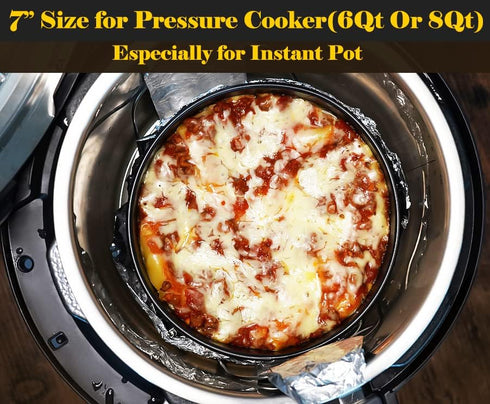 7 Inch Springform Pan, Baking Mold Round Leakproof Nonstick Removable Bottom for Cake and Cheesecakes