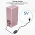 Small Cold Warm Fridge, Mini USB Portable Car Refrigerator for Bedroom Office, Electric Cooler & Warmer