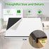 Acrylic Cutting Board with Counter Lip, 60% Thicker & Durable, BPA-Free Kitchen Tool, Easy to Clean