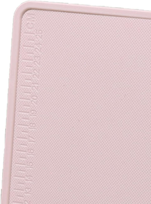 Kitchen Plastic Cutting Board, Reusable Utility Board with Knife Hanging Hole for Fruit Chopping, Portable (Pink)