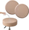 FUANGUI Bar Stool Covers Round Set of 2, Waterproof PU Bar Stool