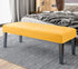 FORCHEER Dining Bench Cover Velvet Bench Slipcover for Living Room Washable Ottman Cover Bench Seat Protector
