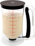 Pancake Batter Dispenser Baking Tool for Cupcakes, Crepes, Waffles, Muffins, Funnel Cake, Griddle Breakfast Accessory