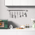 AIZESI Short Tension Curtain Rods, 3 Pcs Black, 28" to 38"