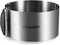 CALIFORNIA CADE ELECTRONIC Cake Mold - Adjustable Round Stainless Steel Cake Ring 6 to 12 Inch