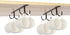 Mocoum Rustic Under Cabinet Mug Rack, 2 Pack Black Cup Holder with 8 Hooks for Mugs and Kitchen Utensils