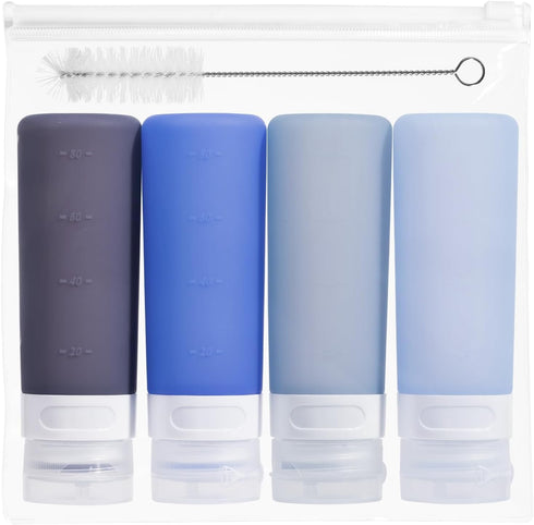MICEBAY Condiment Squeeze Bottles for Sauces, 3-oz Mini Silicone Salad Dressing Container