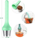 2pcs Tea Infuser - Extra Fine Mesh Tea Cup Filter with Silicone Handle for Loose Leaf or Herbal Tea (Green and Red)