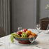Bowl,10.2" Counter, Counter Ceramic Fruit Decorative Bowl, Large Fruit Bowl for Kitchen Pedestal Bowl, Kitchen Dcor