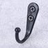 Yetaha 20PCS Wall Mounted Hooks with 40 Screws, Double Holes Towel Robe Hat Coat Hook for Kitchen, Bathroom, Bedroom,