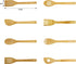 DEAYOU 16 PCS Bamboo Wood Spoons Set, Cooking Utensils for Cookware, Wok, Everyday Use, Mothers Day Gifts, Housewarming Gifts