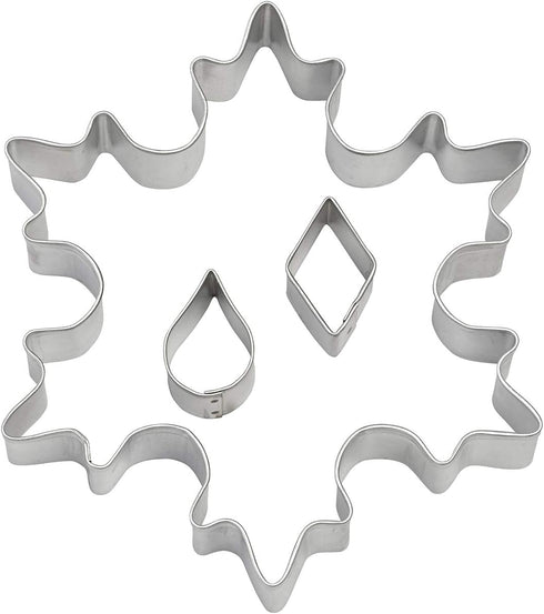 Wilton 3-Piece Cookie Cutter Set, Snowflake