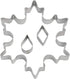 Wilton 3-Piece Cookie Cutter Set, Snowflake