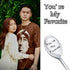 You're My Favorite Spoon for Boyfriend Girlfriend, Anniversary Wedding Gift for Couple, Christmas Gifts