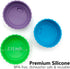 Qgond 6 6 3 3 2.13 Inch PCS Silicone Soda Can Lids, Reusable Can Covers in Colors with Straw Openings & Fully Sealed