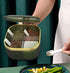 NAN Wind 4 Compartments Seasoning Box with Lid, Clear Storage Container, Kitchen Condiment Jars, Plastic Seasoning Box